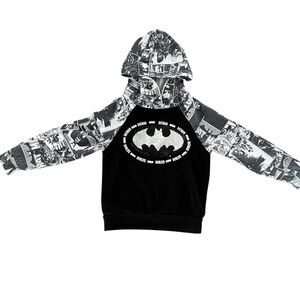 Batman sequin hoodie size sm (6) fits 4-5 yrs